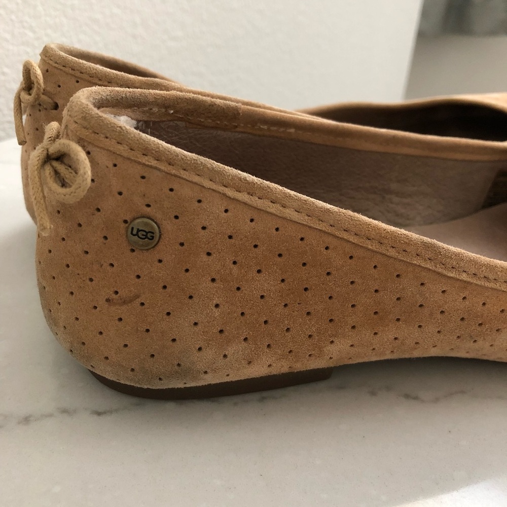 Ugh suede ballet flats